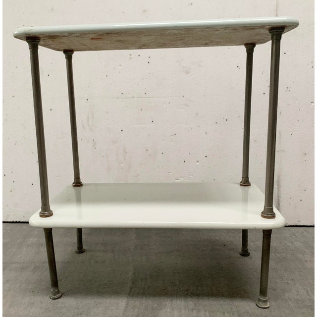 Ceramic 20th Century Art Deco Bathroom Console For Sale - Image 7 of 8