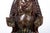Antique Painted and Gilt Carved Seated Buddha Sculpture For Sale - Image 9 of 10