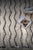 Chevron Stripe Hand-Knotted Moroccan Wool Rug | 9'7" X 6'8" | One of a Kind For Sale - Image 4 of 13