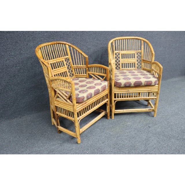 Bamboo & Cane Lounge Chair/Pair For Sale In Philadelphia - Image 6 of 10