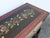 Vintage French Country Red Floral Console Table W a Floral Shelf For Sale In Los Angeles - Image 6 of 16