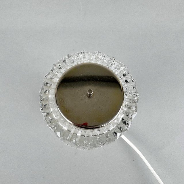 1970s Glass Table Lamp attributed to Kamenicky Senov, Former Czechoslovakia, 1970s For Sale - Image 5 of 10