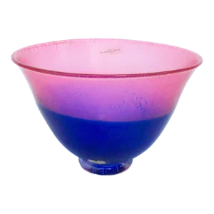 Strombergshyttan Sweden Studio Glass Bowl