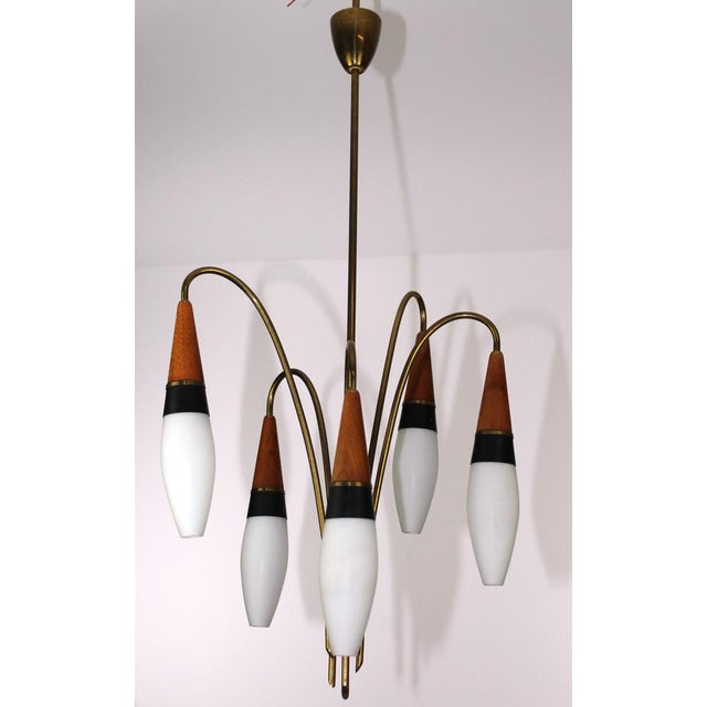 Lily of the Valley Chandelier from Rupert Nikoll, 1950s For Sale - Image 17 of 17