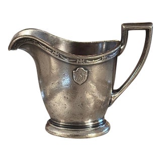 Vintage Silver Plate Creamer Hotel Statler 3oz For Sale