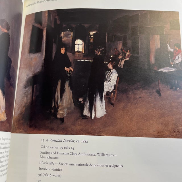 1997 Uncanny Spectacle John Singer Sargent Book For Sale - Image 4 of 9