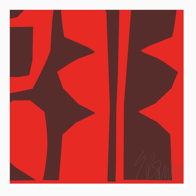 Deep Red on Red Fine Art Print 20" X 25" by Liz Roache For Sale In Boston - Image 6 of 7