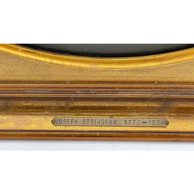19th Century American Portrait of Joseph Stringham For Sale In West Palm - Image 6 of 13