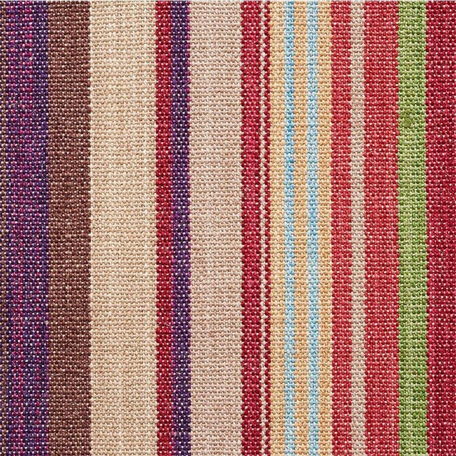 A multi-color woven stripe made of jute and cotton, Nevado is a casual, blanket-like design that can pull a room together....