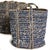 Denim Round Baskets, Set Of 3 For Sale In Chicago - Image 6 of 11