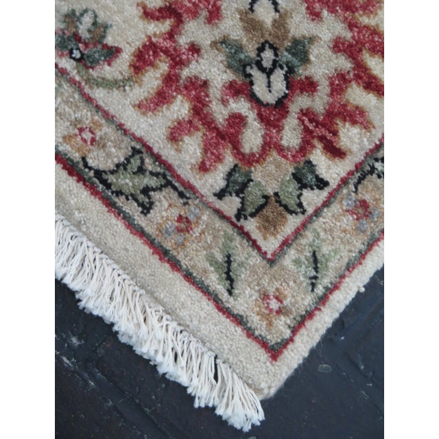 Kaleen Wool Hallway Runner - 4′6″ × 10′3″ For Sale In Philadelphia - Image 6 of 11