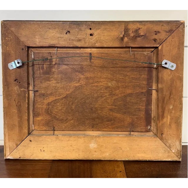 Textile 19th Century English Windmill Oil on Canvas For Sale - Image 7 of 7