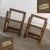 Vintage StavOak End Side Tables From Jack Daniels’ Barrel Staves by Jobie G. Redmond 1981 - A Pair For Sale - Image 12 of 13