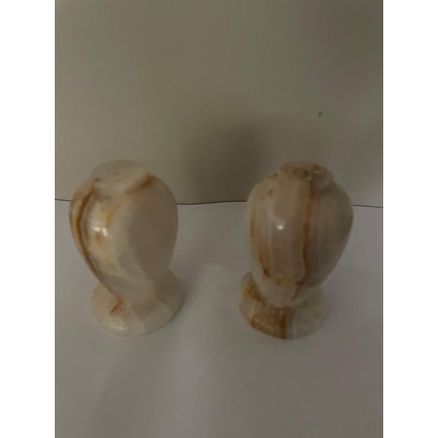 Gemstone Onyx Salt and Pepper Shakers, 1970s, Set of 2 For Sale - Image 7 of 7
