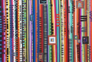 'Been There, Seen It, Done It' Contemporary Quilt by Bethan Ash 2010