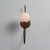 Metal Italian Wall Sconce in Brass, Multicolor Metal and Opaline Glass, 1950s For Sale - Image 7 of 8
