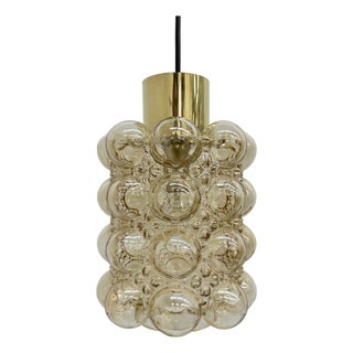 Bubble Glass Pendant by Helena Tynell for Limburg, Germany, 1970s For Sale