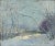 American Turn of 20th Century American Impressionist Chicago Landscape -- Frost Bound by Henning Ryden For Sale - Image 3 of 7