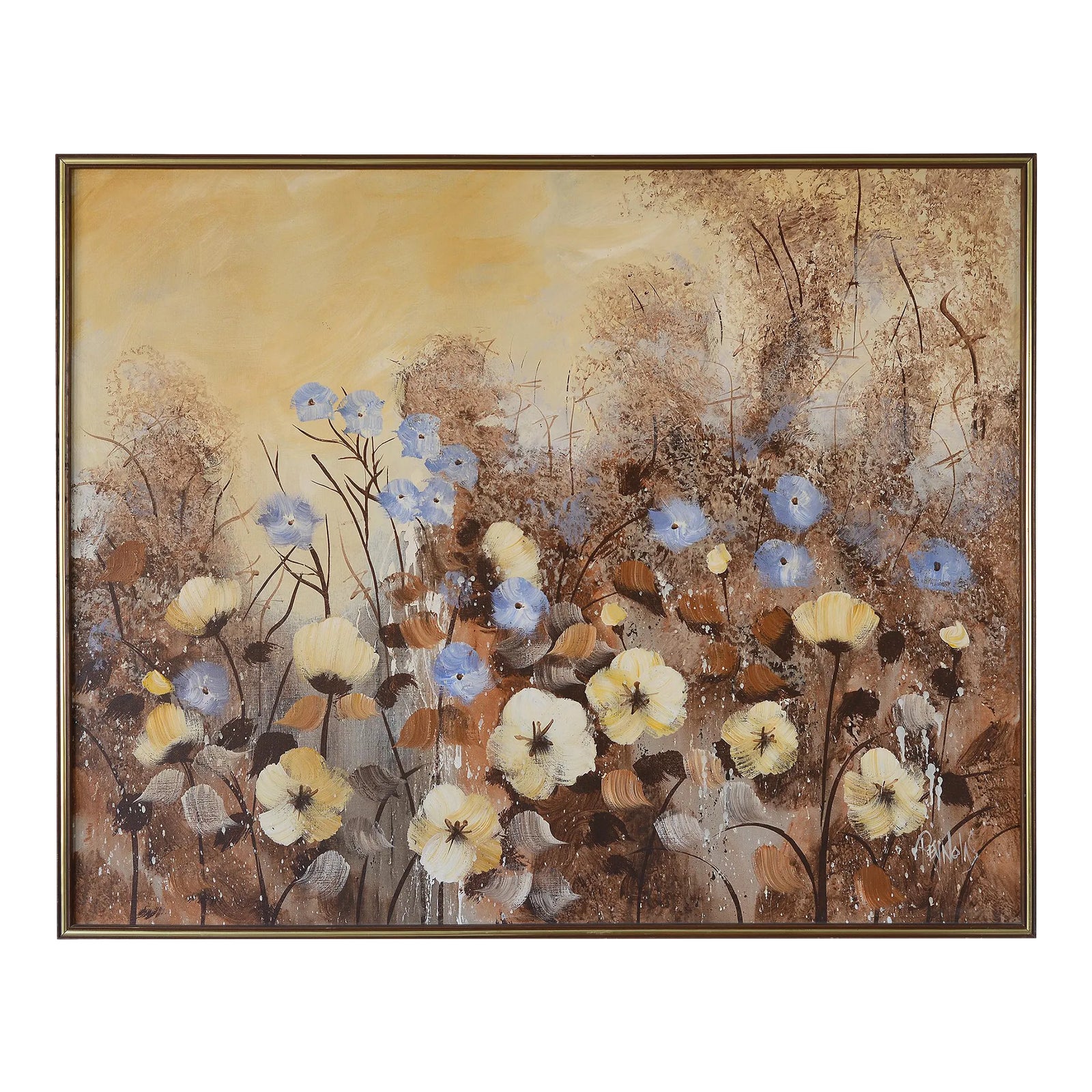 Lee Reynolds Painting Flowers
