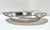 Vintage Silver Plate Oval Serving Tray With Floral Handles – Art Deco Revival Barware by Wilcox For Sale - Image 10 of 12