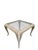 Cream Late 20th Century Postmodern Karl Springer Style Sculptural Coffee Table For Sale - Image 8 of 9