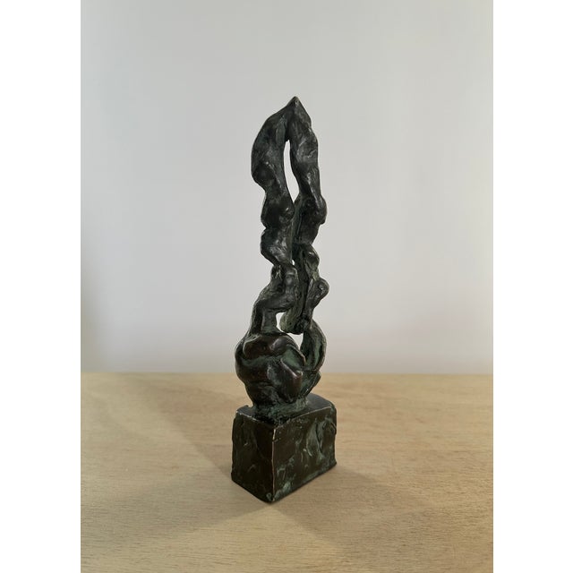 Mid-Century Modern Mid-Century Bronze Abstract Sculpture, 1960s For Sale - Image 3 of 7