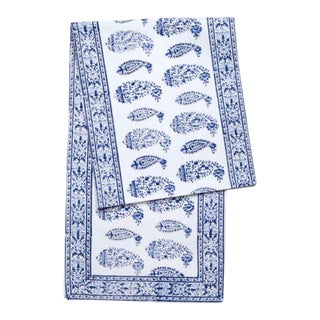 Malabar Deep Blue Multi-Paisley Runner For Sale