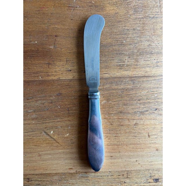 Hard to find Georg Jensen Mitra butter knife - 6.5” long.