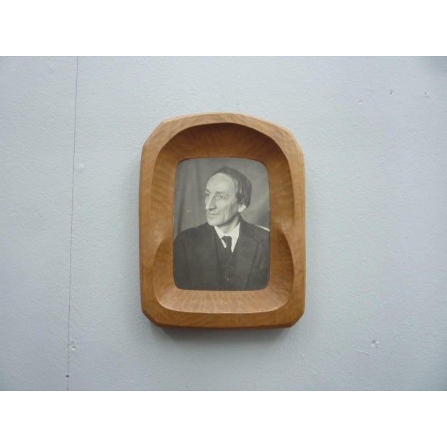 Anthroposophical Limewood Picture Frame by Fritz Schuy, 1920s For Sale - Image 9 of 9