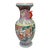 Mid 20th Century Tall Ceramic Famille Rose Pink Chinoiserie Vase For Sale