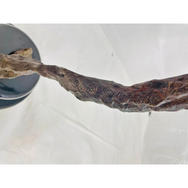 Victor Salmones Bronze Sculpture "El Acrobata" Signed & Numbered, Mexico 1980's For Sale - Image 14 of 18