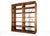 A unique pine shelving unit from the 1920s; the frame components and shelves are crafted from softwoods (spruce/fir),...