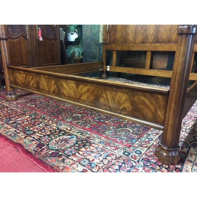 King Size Bed, Poster Bed, Attributed to Century Furniture For Sale - Image 13 of 16