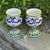 Ceramic Late 20th Century Ricco Deruta Decoration Marisa Martina Siena Italian Ceramic Wine Goblets- a Pair For Sale - Image 7 of 7