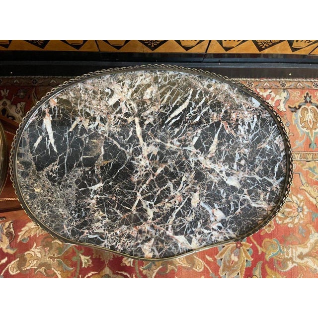 Louis XV Marquetry Bedside Tables, Set of 2 For Sale - Image 3 of 5