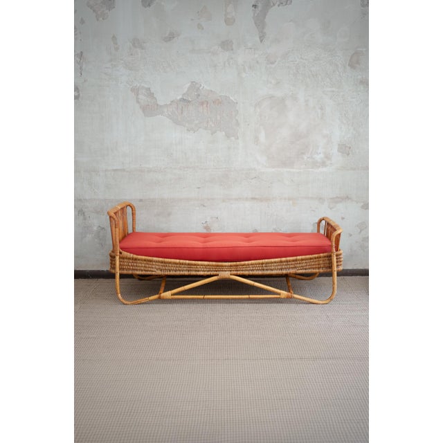 Bamboo Cane Daybed, 1960s, Set of 2 For Sale - Image 3 of 12