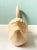 Large Vintage Peach Colored Ceramic Swan Planter For Sale - Image 9 of 12
