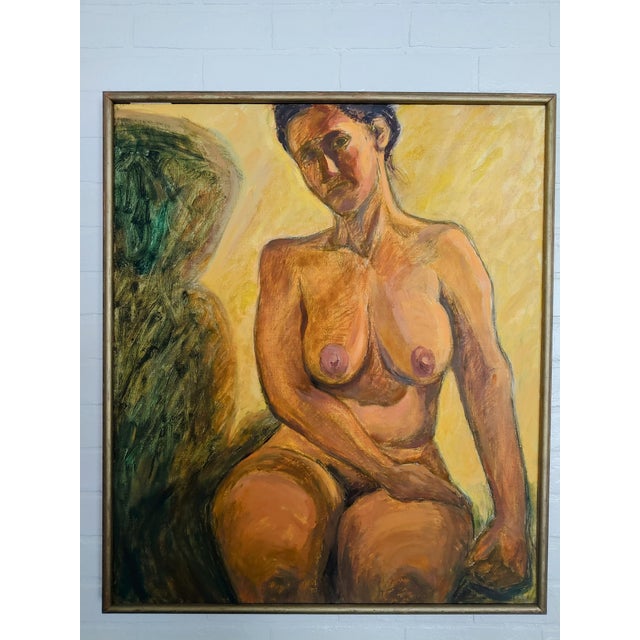 Here's a modern nude painting that was created by Fumiko Shido (1931-2018), a Japanese American artist who was part of the...