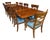 Baker Milling Road Extendable Dining Table and 10 Chairs For Sale