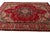 Textile Vintage Persian Tabriz Handmade Wool Red Floral Rug For Sale - Image 7 of 10