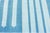 Doris Leslie Blau Vintage Indian Dhurrie Striped Blue Rug For Sale - Image 4 of 7