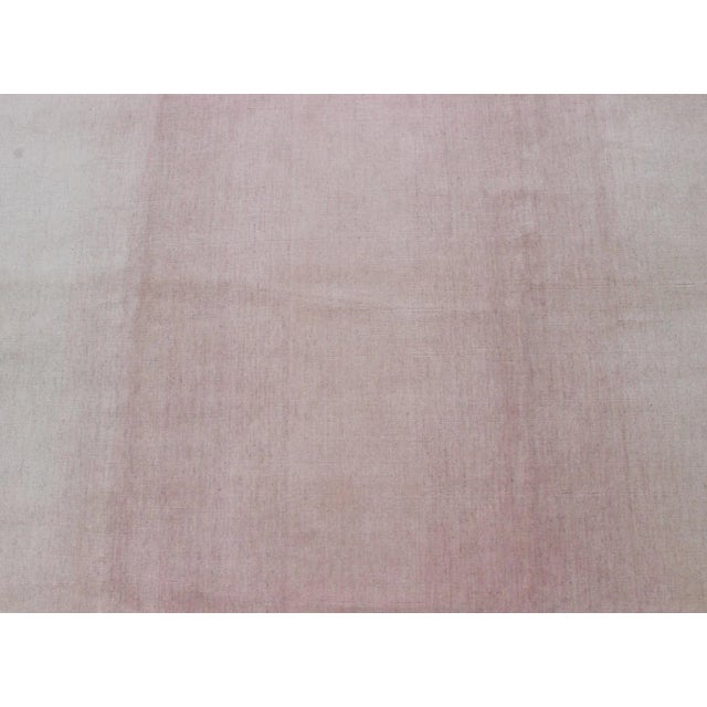 Textile Nepalese Modern Rug in Pink and White 7'9 X 12'3 For Sale - Image 7 of 13