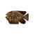 Late 20th Century Late 20th Century Fish Sculpture Large Hand Carved Figurine Wood Vintage Coastal Decor For Sale - Image 5 of 7