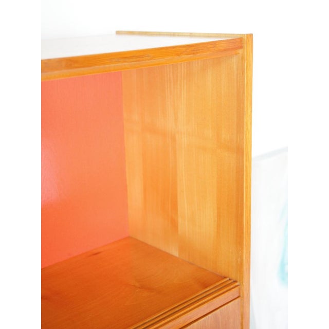 Mid-Century Oak Sideboard and Bookcase, Former Czechoslovakia, 1962 For Sale - Image 11 of 18