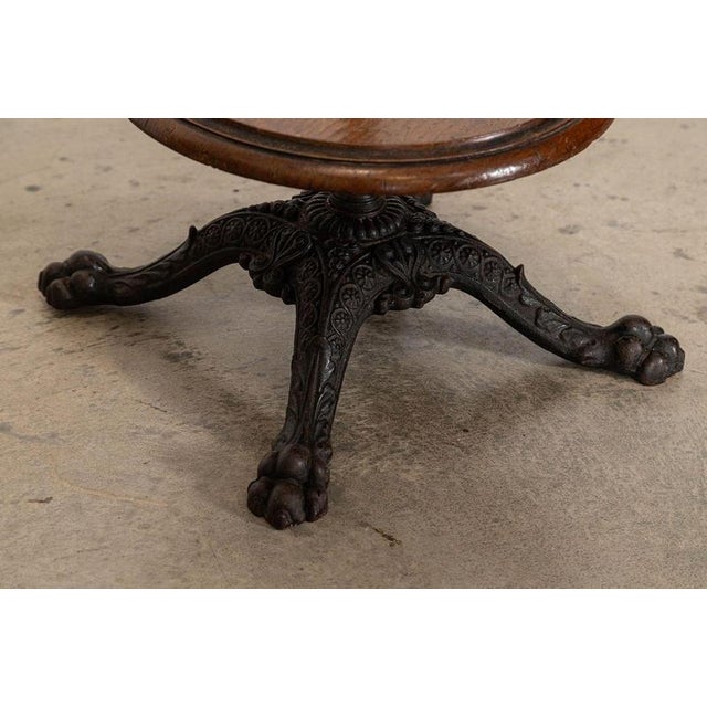 19th Century English Brass Reading Stand Table, 1880 For Sale - Image 8 of 12