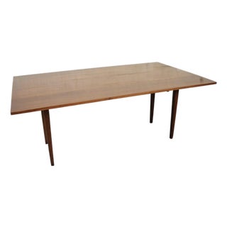 Mid 20th Century Henkel-Harris Co. Solid Wild Black Cherry Drop-Leaf Table For Sale