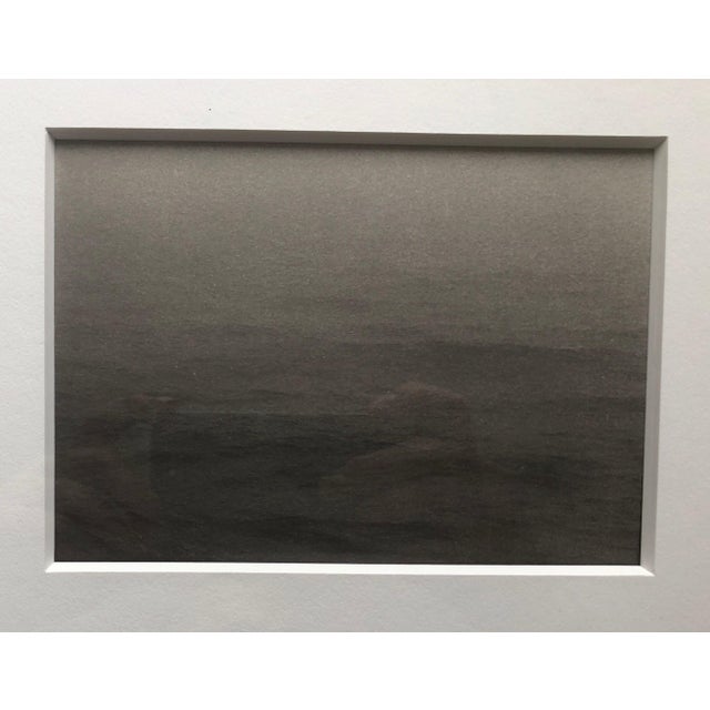 This is a Platinum Palladium print from one of her first ocean-based beach series, a body of platinum/palladium prints...
