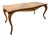 French Louis XV Style Coffee Table with Marble Top, Mid-20th Century For Sale