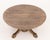 American Oak Circular Top Coffee Table For Sale - Image 4 of 8