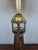 Late 20th Century Mid-Century Modern Nautical Brass Lighthouse Table Lamp W/ Hardwood Base For Sale - Image 4 of 10